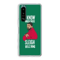 Sleigh Bells Ring: Sony Xperia 5 III Transparant Hoesje