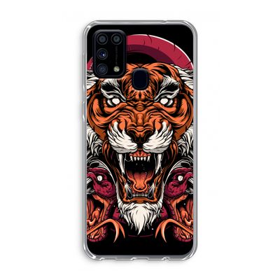 Tiger and Rattlesnakes: Samsung Galaxy M31 Transparant Hoesje