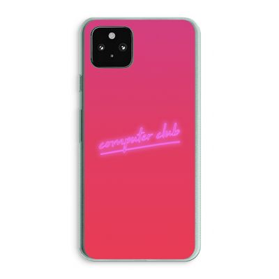 Vice Glow: Google Pixel 5a 5G Transparant Hoesje
