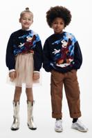 Mickey™ Fantasie jacquard sweatshirt - BLUE - 5/6