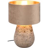 LED Tafellamp Mat Grijs Keramiek - E27 Fitting - Modern Design