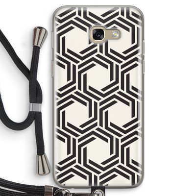Geometrisch patroon: Samsung Galaxy A5 (2017) Transparant Hoesje met koord