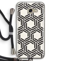 Geometrisch patroon: Samsung Galaxy A5 (2017) Transparant Hoesje met koord