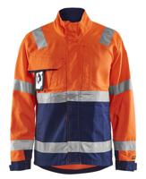 Blåkläder Jack High-Vis 40641811 | High-Vis Oranje/Marineblauw | Maat 5XL - 7330509403372