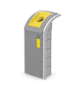 Hailo ProfiLine WSB Design PLUS XXXL 9125900 Recyclingzakhouder 120 l Kunststof (b x h x d) 500 x 1100 x 450 mm Grijs 1 stuk(s)
