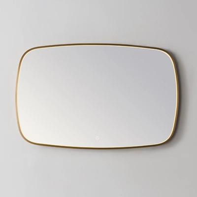 Spiegel Sanilux Celia 120x65 cm Met LED-verlichting Dimbaar Incl. Spiegelverwarming Mat Zwart