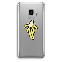 Banana: Samsung Galaxy S9 Transparant Hoesje - thumbnail