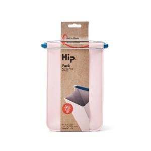 HIP - Herbruikbare Lunchzak, Pack - Medium, 2.6 Liter, Licht Roze - HI