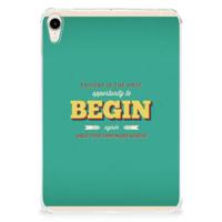 Apple iPad mini 6 (2021) Back cover met naam Quote Begin