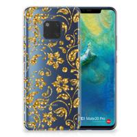 Huawei Mate 20 Pro | TPU Case | Gouden Bloemen Huawei Mate 20 Pro | TPU Case | Gouden Bloemen