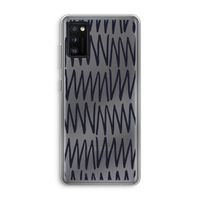 Marrakech Zigzag: Samsung Galaxy A41 Transparant Hoesje