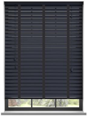 Aluminium jaloezie met ladderband - Koninklijk Blauw Mat