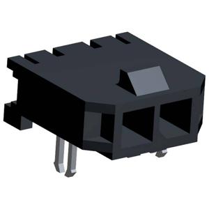 Molex 436500209 Male header, inbouw (standaard) Totaal aantal polen: 2 Rastermaat: 3 mm Inhoud: 1 stuk(s) Tape on Full reel