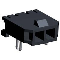 Molex 436500209 Male header, inbouw (standaard) Totaal aantal polen: 2 Rastermaat: 3 mm Inhoud: 1 stuk(s) Tape on Full reel