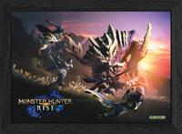 Pixel Frames Plax - Monster Hunter Rise: Magnamalo Hunt (30cm x 25cm)