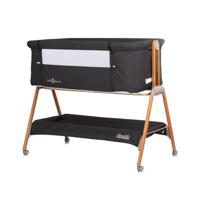 Chipolino Sweet Dreams Co-sleeper met Opklapbare Zijkant Graphite Wood