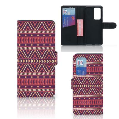 Huawei P40 Pro | Telefoon Hoesje | Aztec Paars
