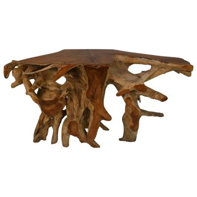 Sidetable Flower - 150x40x80 - Naturel - Teak