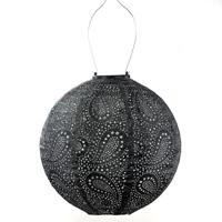 LUMIZ Solar tuinverlichting Paisley Rond - 30 cm - Donker Grijs - thumbnail