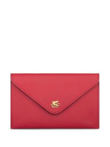 ETRO porte-monnaie en cuir - Rouge