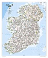 Wandkaart Ireland - Ierland, 76 x 91 cm | National Geographic - thumbnail