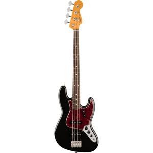Fender Vintera II 60s Jazz Bass RW Black elektrische basgitaar met deluxe gigbag