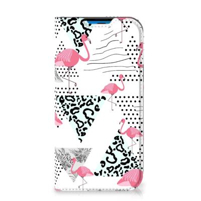 iPhone 14 Pro | Hoesje maken | Flamingo Triangle