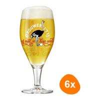 Brouwerij 't IJ - Bierglas op voet 300ml - 6 stuks