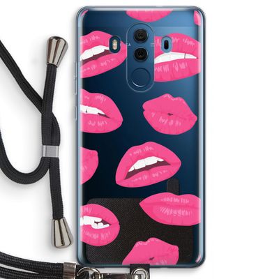 Bite my lip: Huawei Mate 10 Pro Transparant Hoesje met koord