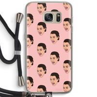Ugly Cry Call: Samsung Galaxy S7 Transparant Hoesje met koord