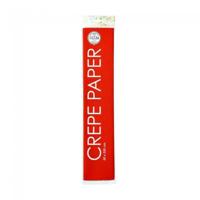 Globos Crepepapier 50x250 rood pak a 12 rol