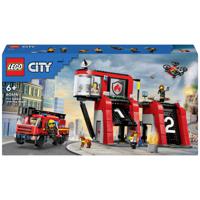 LEGO® CITY 60414 Brandweerstation met draaigeleidervoertuig - thumbnail