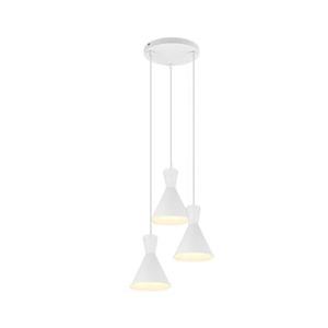 Trio Leuchten Enzo - Hanglamp - 3x E27 - Wit