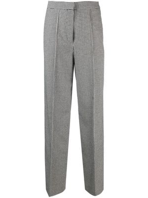 Iceberg pantalon de tailleur à motif pied-de-poule - Noir