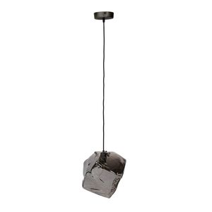 Hoyz - Hanglamp Rock Chromed - 1 Lamp - Grijs/Zwart - Industrieel