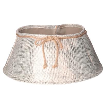 Kerstboomrok/kerstboommand - goud - kunststof - D60 x H25 cm - voor een kerstboom tot 210 cm