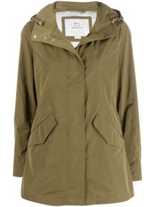 Woolrich veste militaire zippée à capuche - Vert