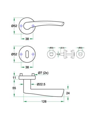 Krukgarn WING rvs mat SL