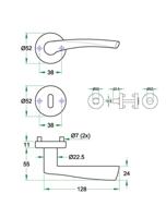 Krukgarn WING rvs mat SL