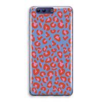 Leopard blue: Honor 9 Transparant Hoesje Leopard blue: Honor 9 Transparant Hoesje