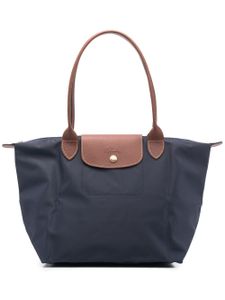 Longchamp sac cabas Le Pliage médium - Bleu