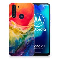 Smartphone hoesje Motorola Moto G8 Power Lite Watercolor Dark