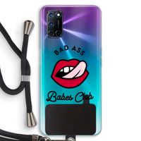 Badass Babes Club: Oppo A92 Transparant Hoesje met koord