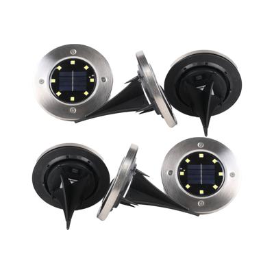 Solar buitenlamp - 6x - LED - 12 cm - tuinpad verlichting - IP44 - solar