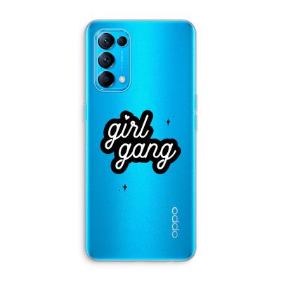Girl Gang: Oppo Find X3 Lite Transparant Hoesje