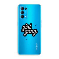 Girl Gang: Oppo Find X3 Lite Transparant Hoesje