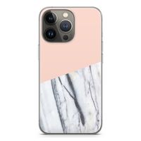 A touch of peach: iPhone 13 Pro Transparant Hoesje