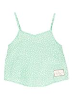 Calvin Klein Kids débardeur à fleurs - Vert