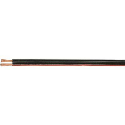HELU 40024 Luidsprekerkabel 2 x 0.75 mm² Zwart, Rood per meter