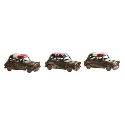 Decoratieve figuren Home ESPRIT Gouden Zilverkleurig Auto Vintage 17 x 9 x 8 cm (3 Stuks)